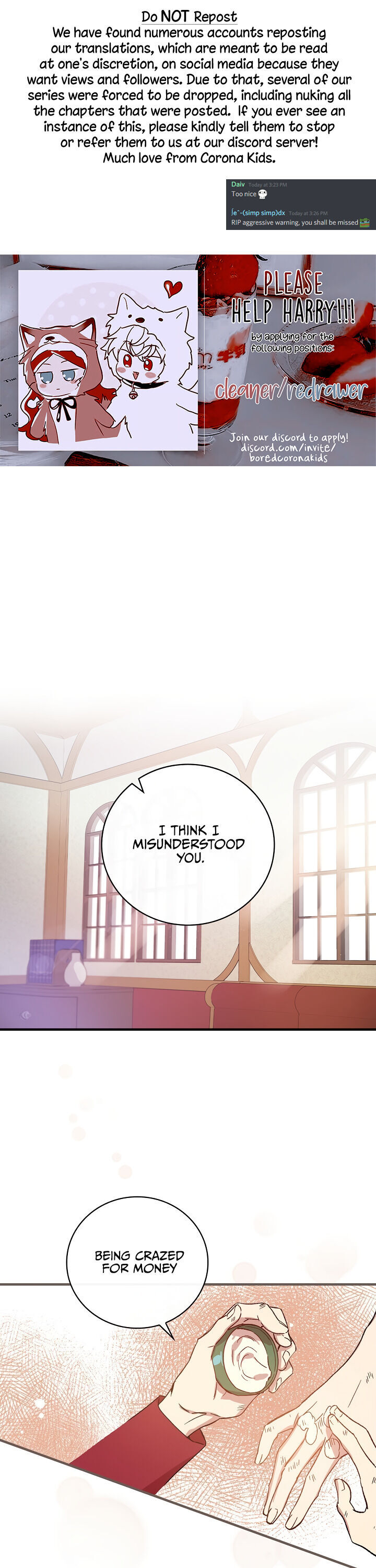 A Red Knight Does Not Blindly Follow Money Chapter 19 - Page 1