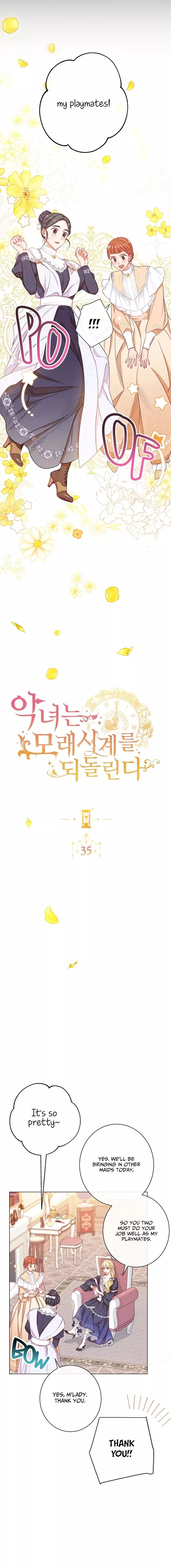 The Villainess Reverses the Hourglass Chapter 35 - Page 2