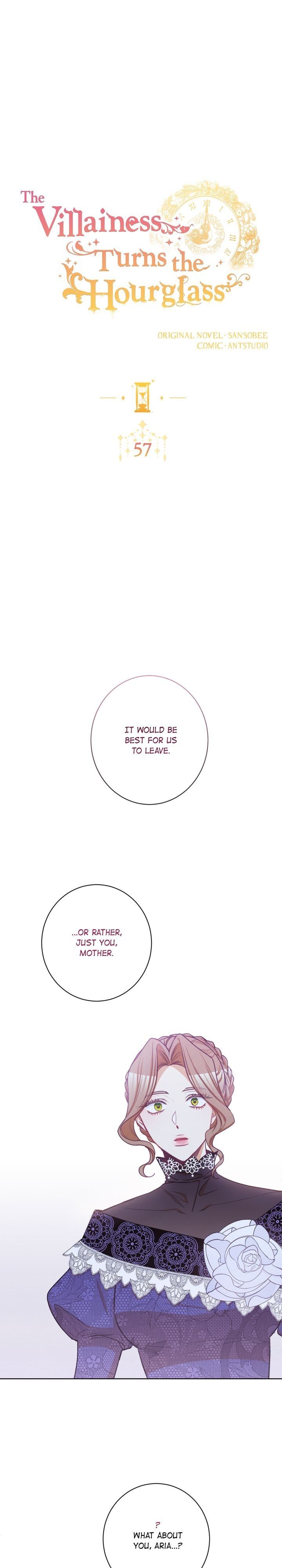 The Villainess Reverses the Hourglass Chapter 57 - Page 1