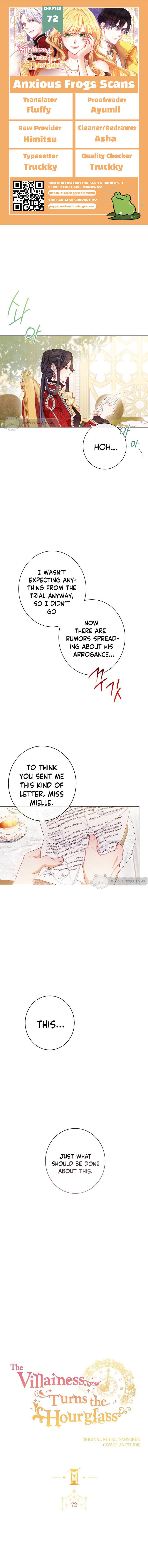 The Villainess Reverses the Hourglass Chapter 72 - Page 1