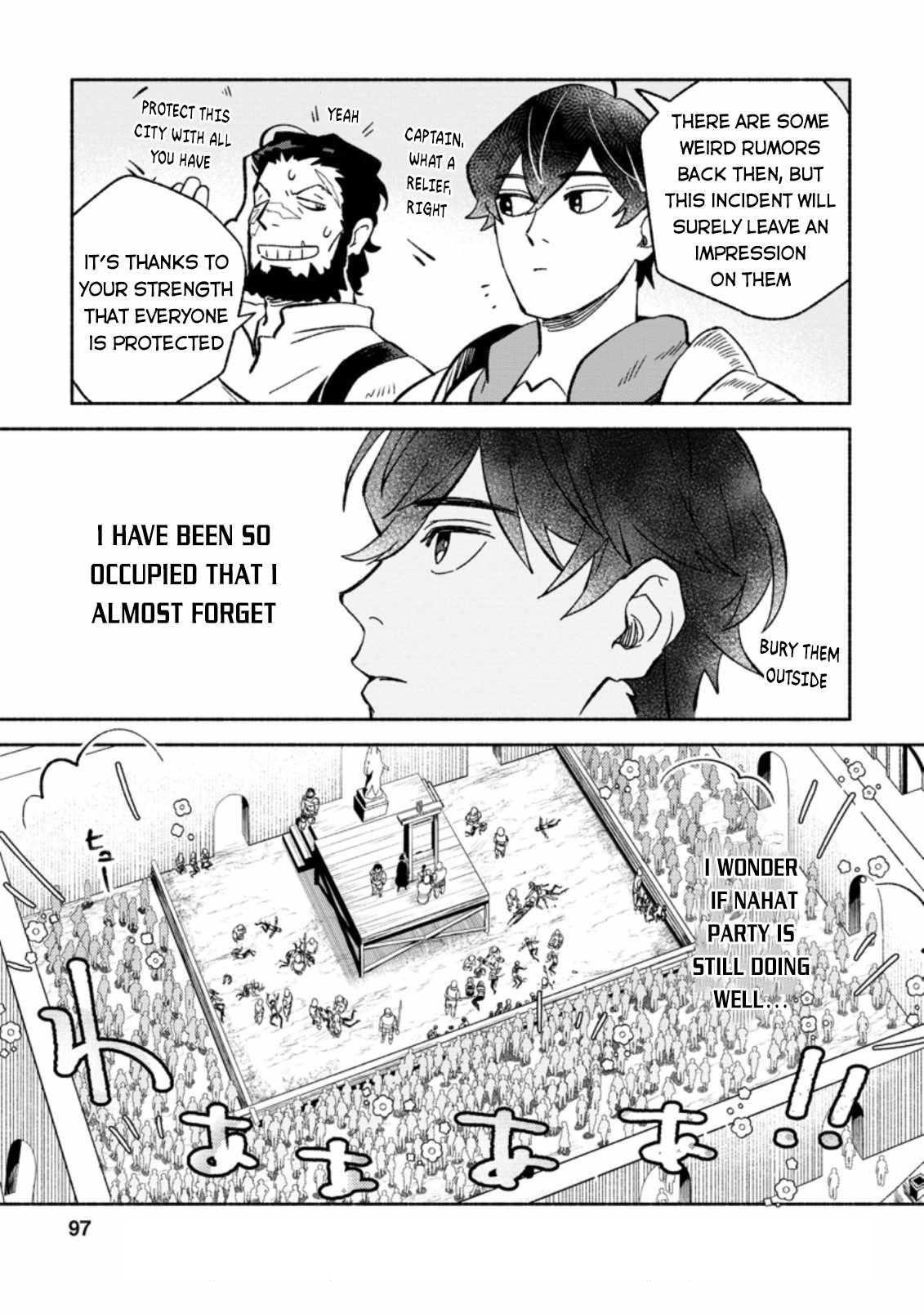 Sono Monban, Saikyou Nitsuki: Tsuihou Sareta Bougyo Ryoku 9999 no Senshi, Outo no Monban Toshite Musou Suru Chapter 8 - Page 35