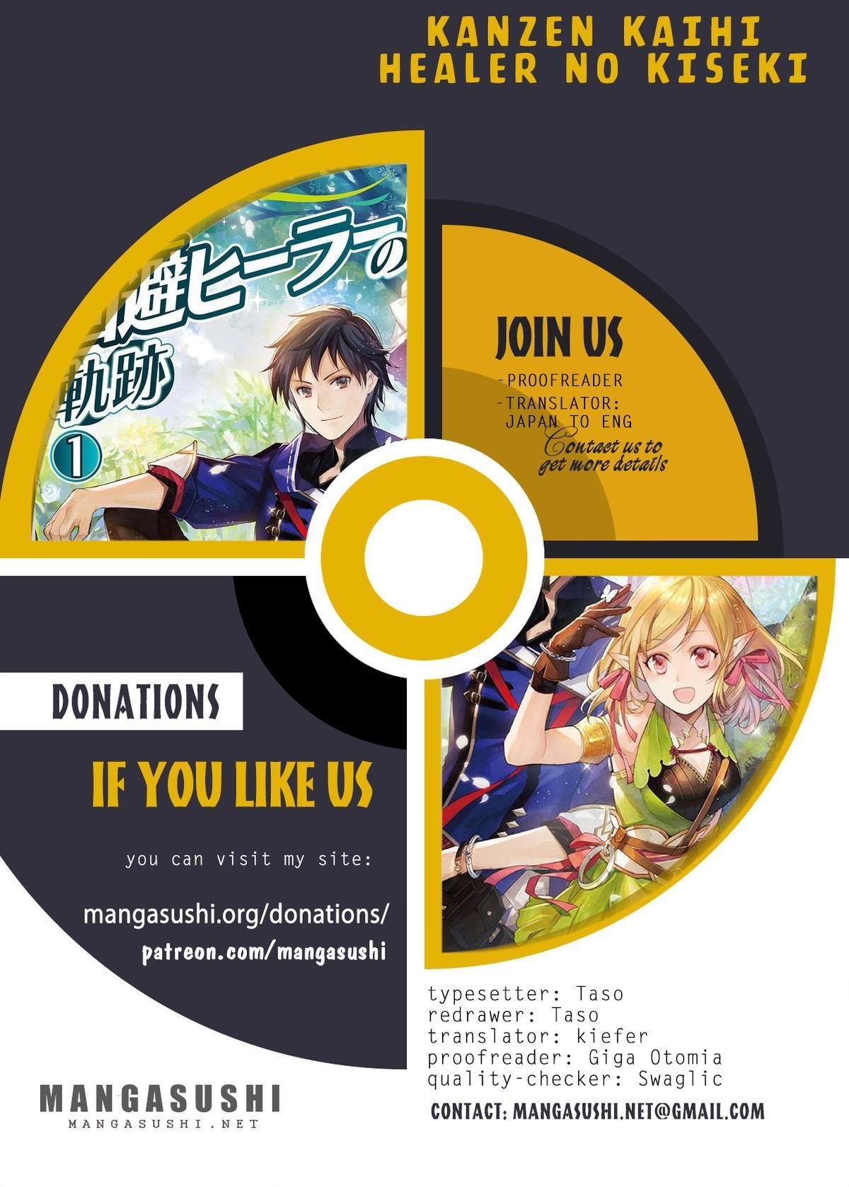 Kanzen Kaihi Healer No Kiseki Chapter 63 - Page 1