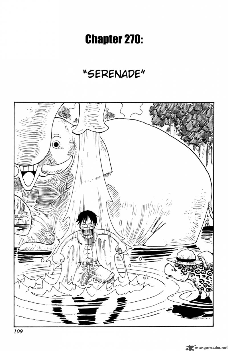 One Piece Chapter 270 - Page 1