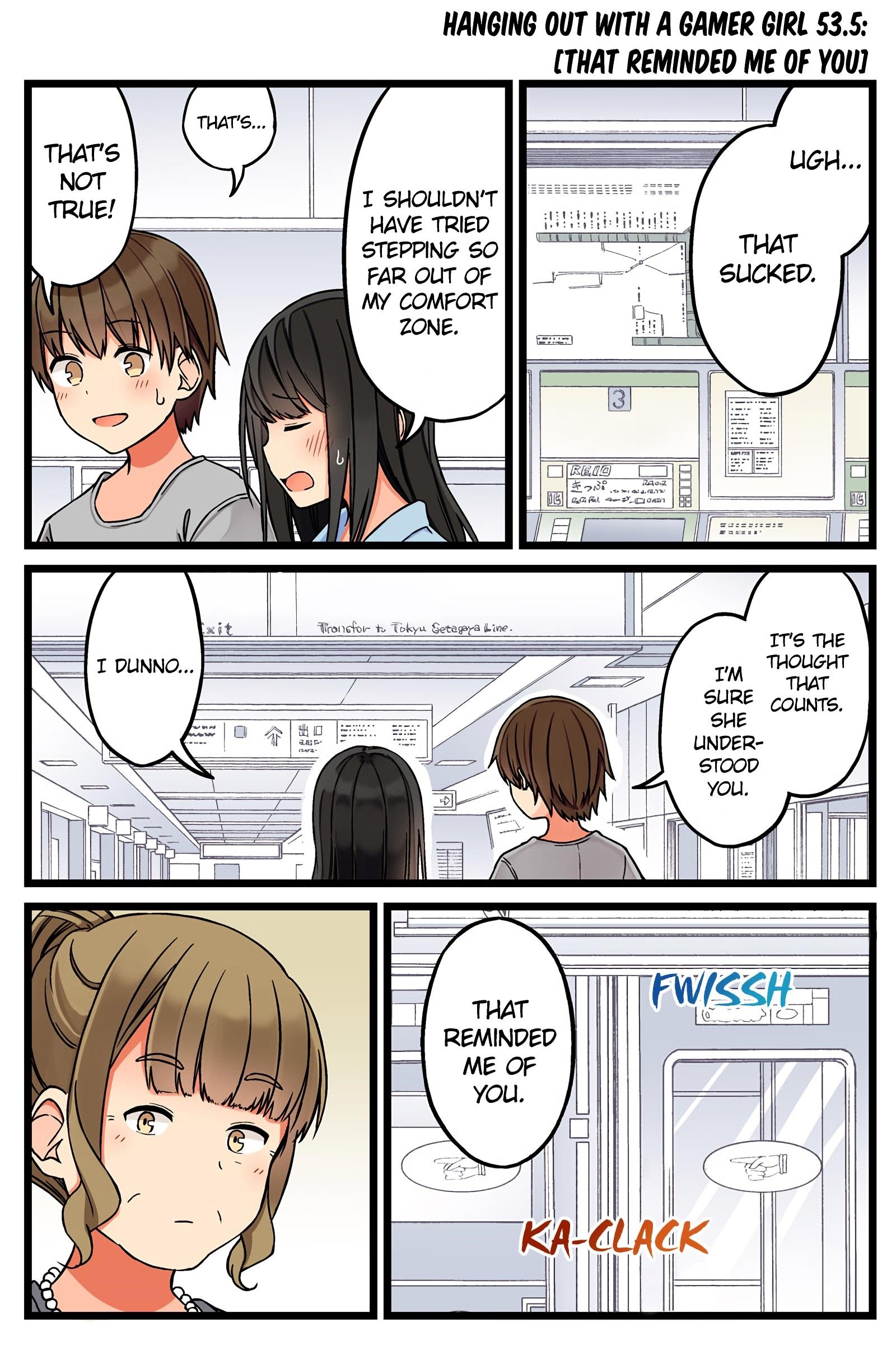 Hanging Out With a Gamer Girl Chapter 53.5 - Page 1