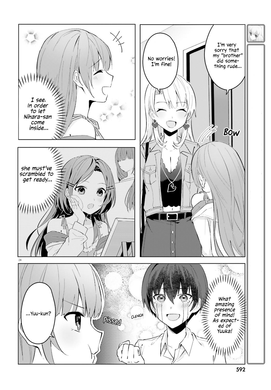 The Plain-Looking Girl, Who Became My Fiancée, Is Only Cute At Home Chapter 15 - Page 24
