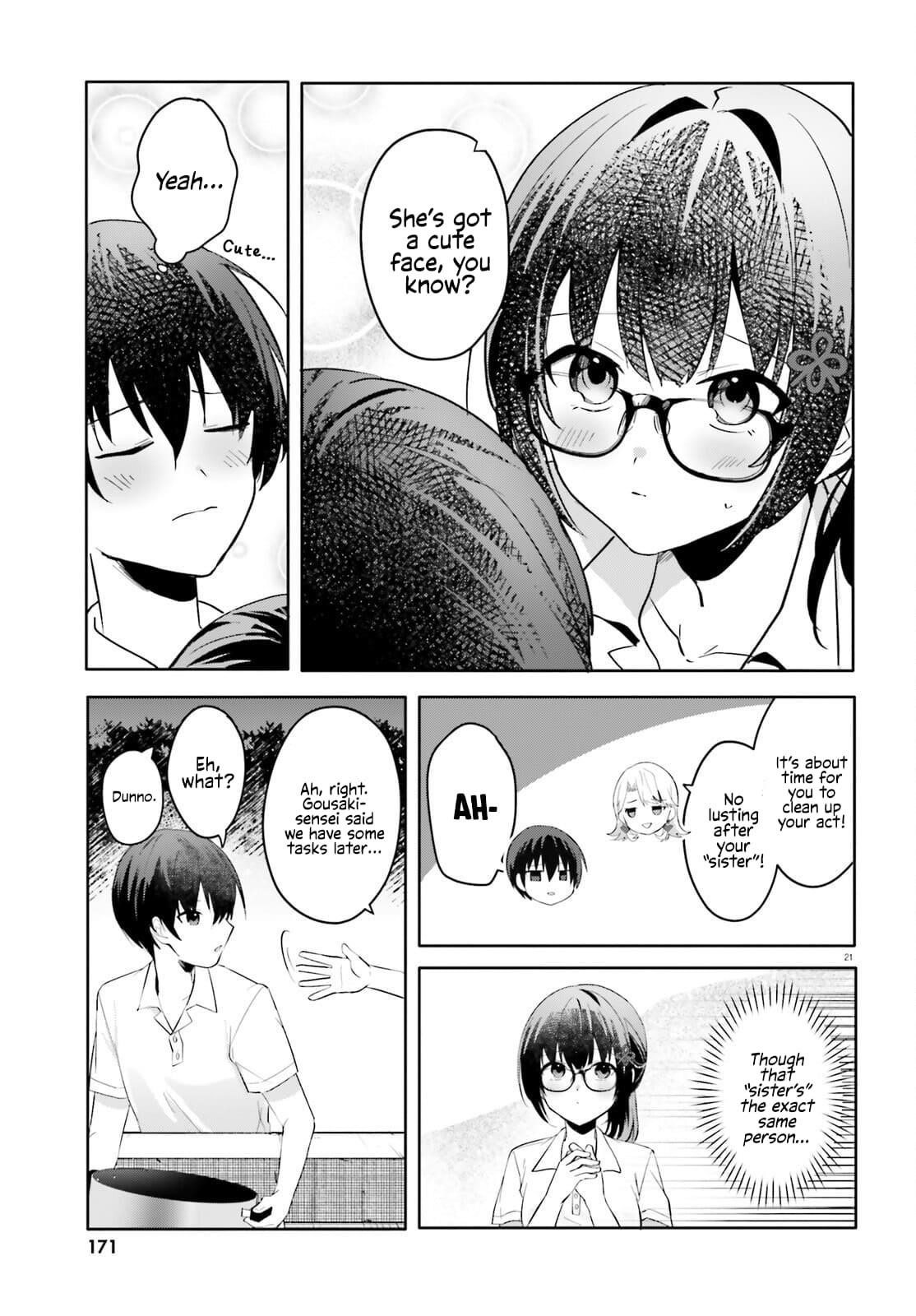 The Plain-Looking Girl, Who Became My Fiancée, Is Only Cute At Home Chapter 18 - Page 21