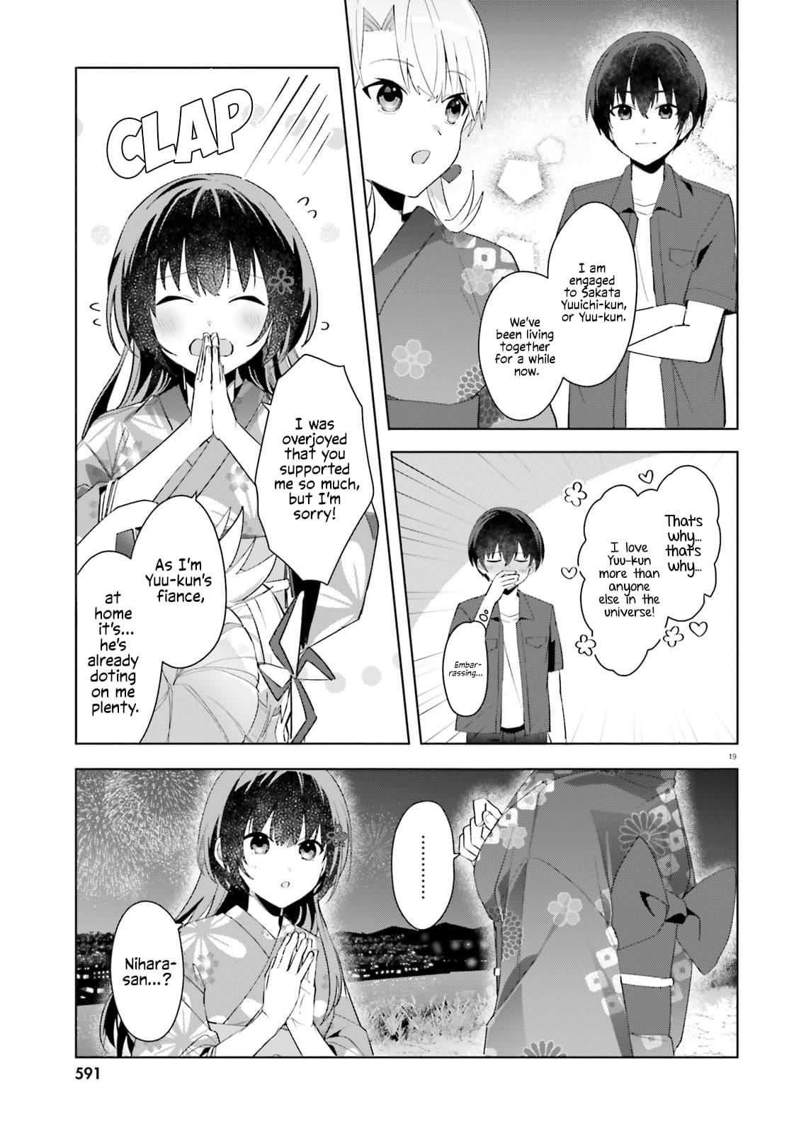 The Plain-Looking Girl, Who Became My Fiancée, Is Only Cute At Home Chapter 20 - Page 19