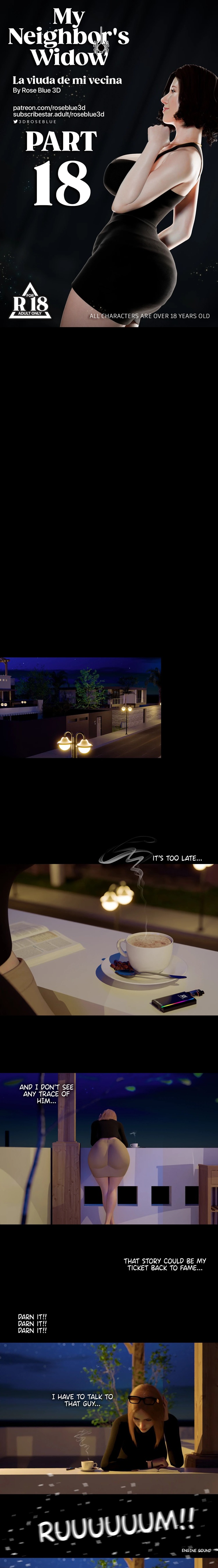 My Neighbor's Widow Raw Chapter 18 - Page 1