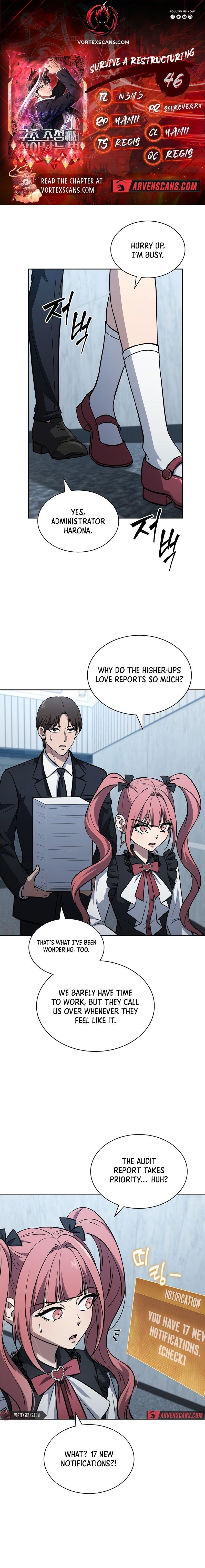 How to Survive Restructuring Chapter 46 - Page 1