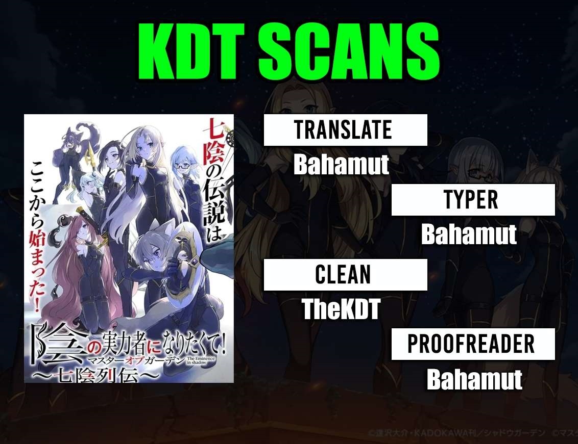 The Eminence in Shadow: Master of Garden ~Seven Shadows Chronicles~ Chapter 11.1 - Page 1