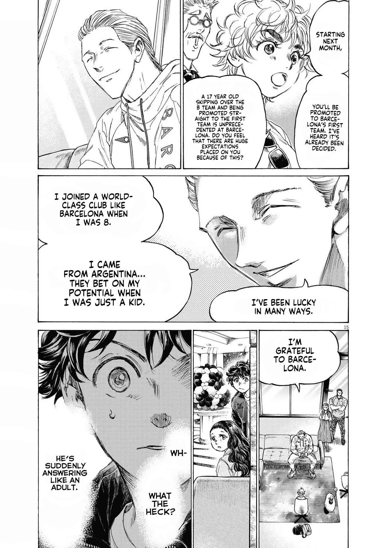 Ao Ashi Chapter 340 - Page 15