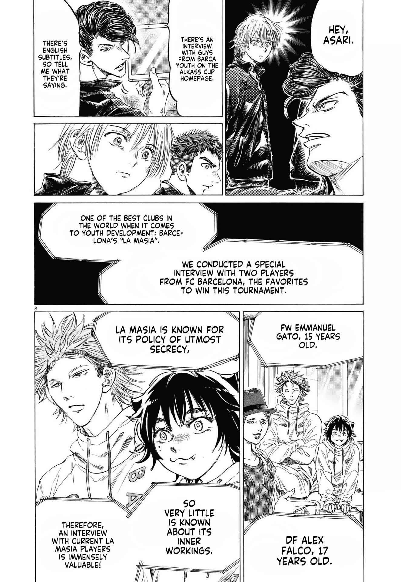 Ao Ashi Chapter 340 - Page 8