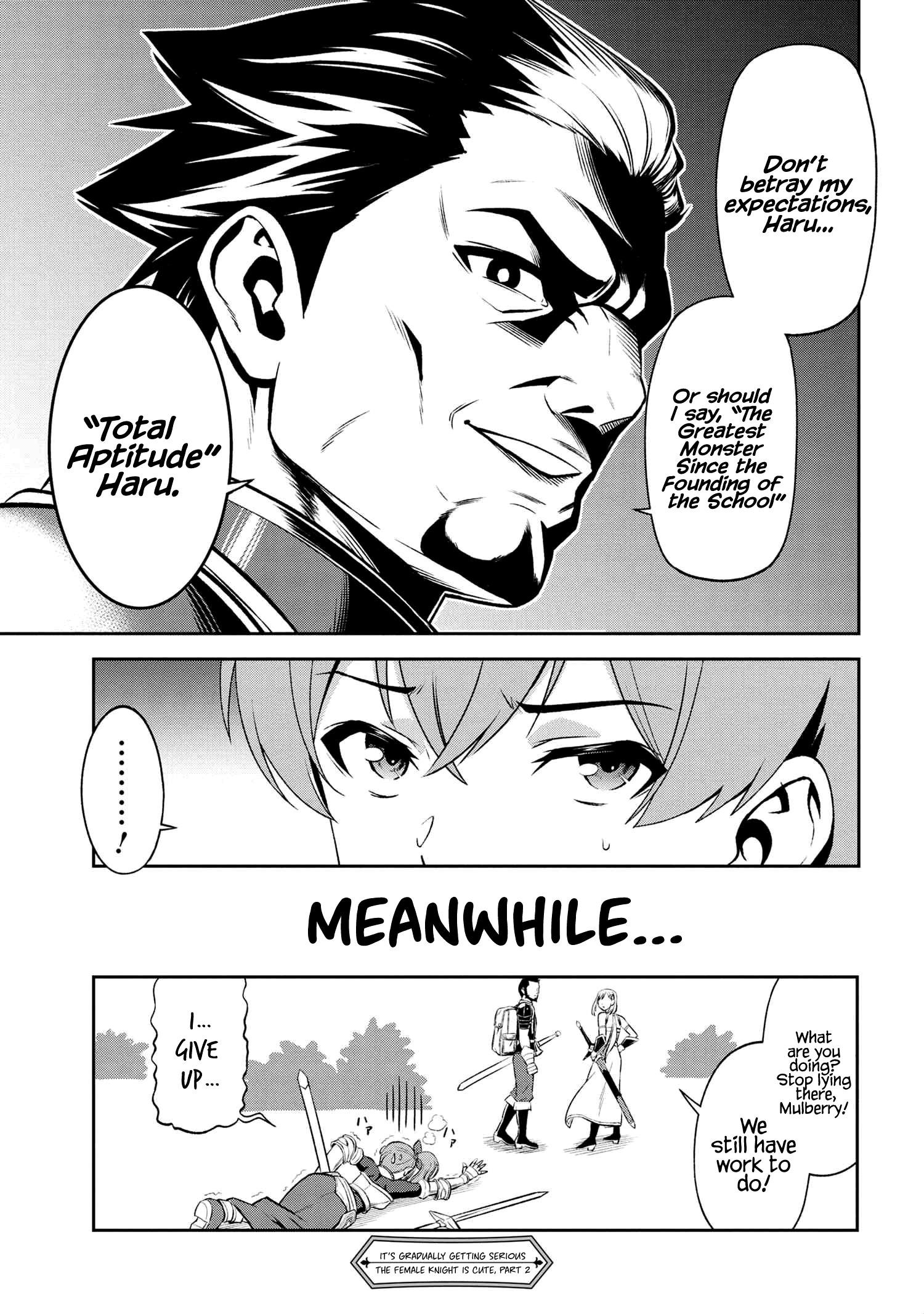 Older Elite Knight Is Cute Only In Front Of Me Chapter 9.2 - Page 12