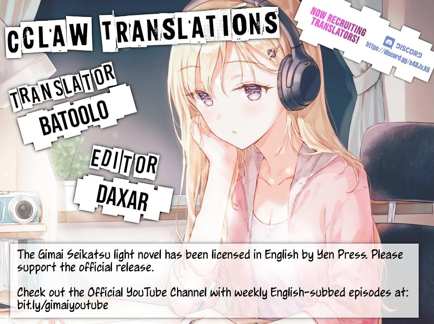 Gimai Seikatsu Chapter 16.2 - Page 14