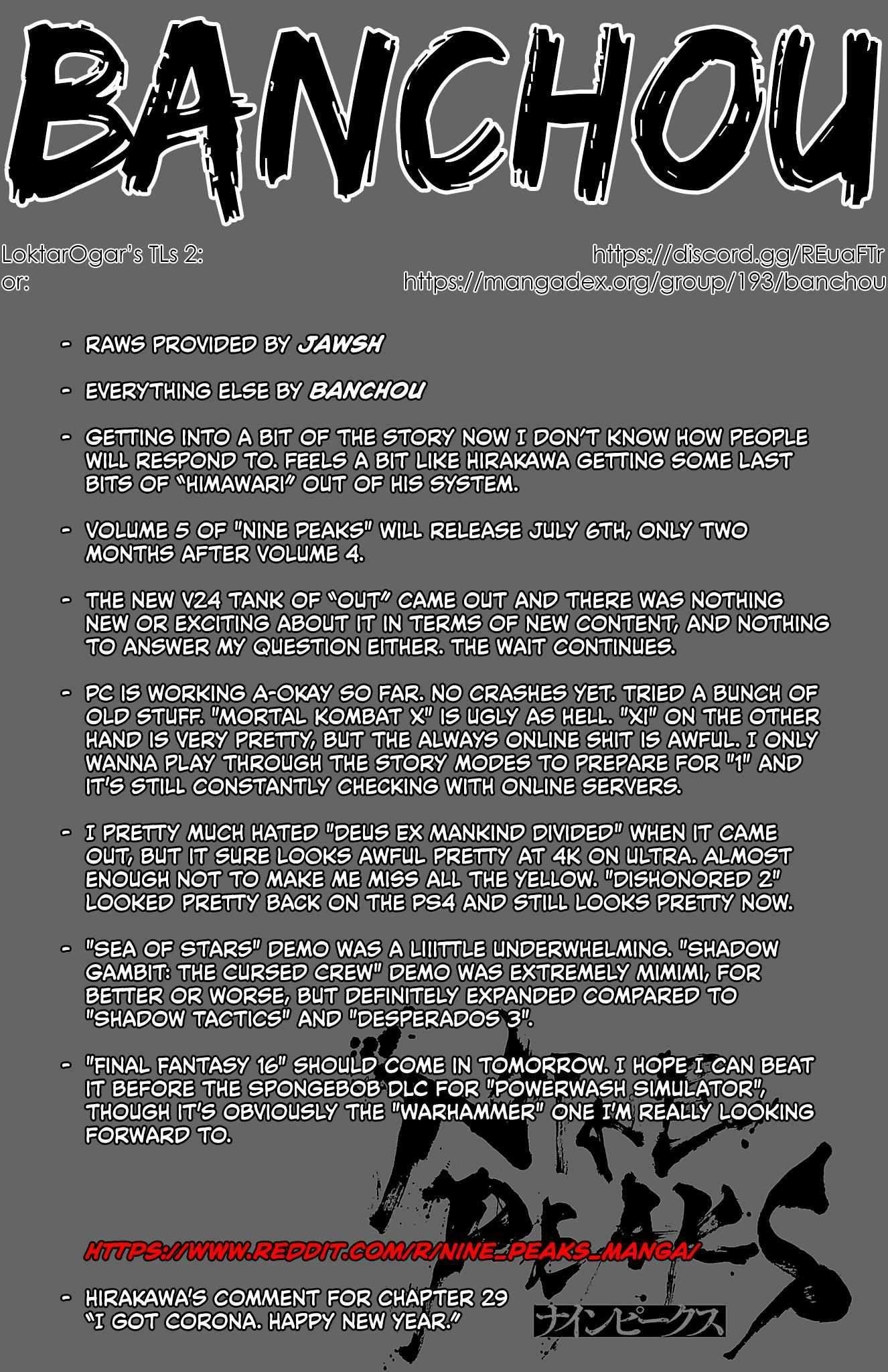 Nine Peaks Chapter 29 - Page 1