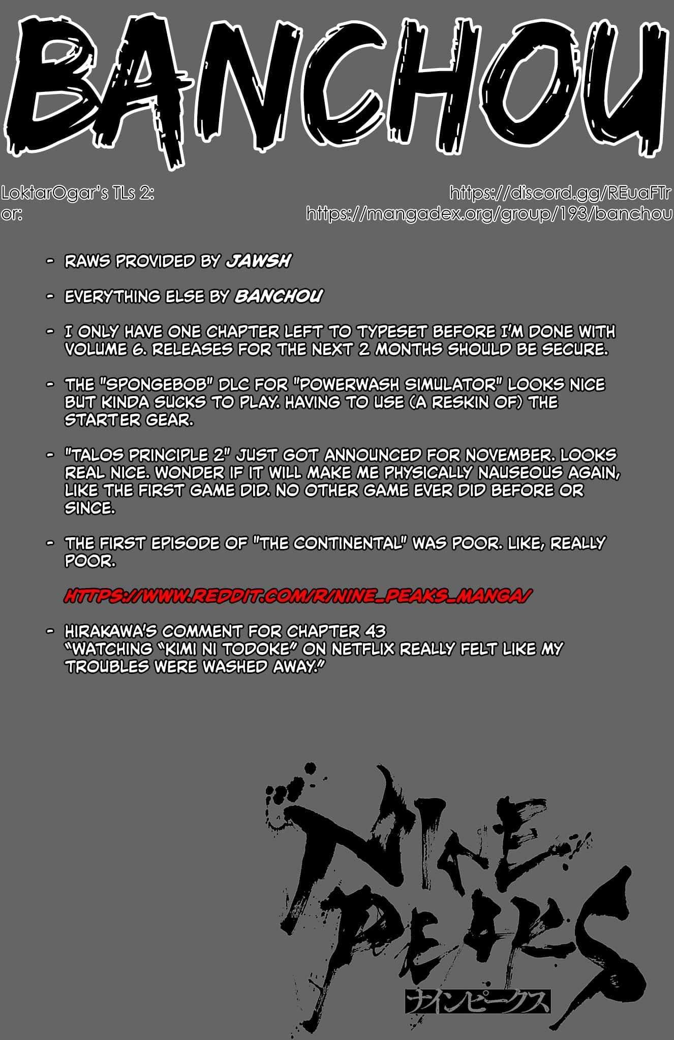 Nine Peaks Chapter 43 - Page 1