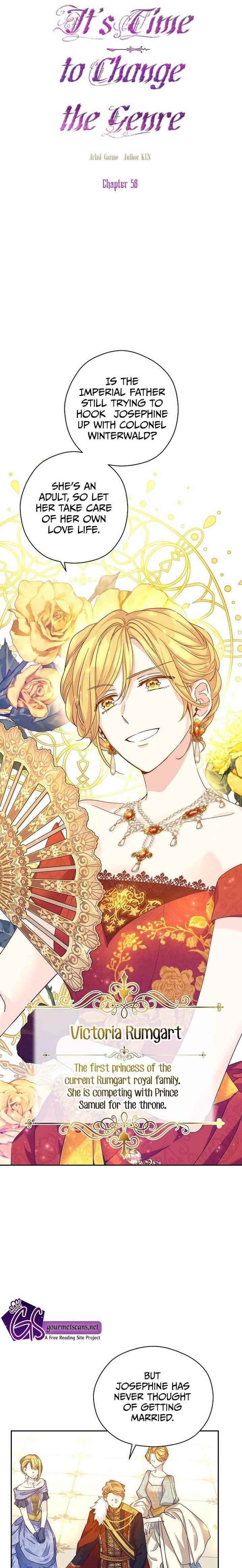 It’s Time to Change the Genre Chapter 58 - Page 1